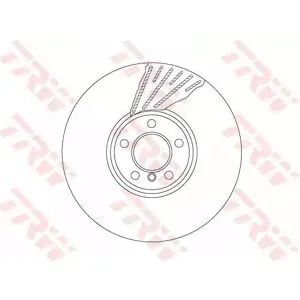 TRW DF6622S Disque de frein