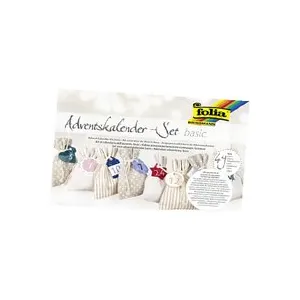 Set pour calendrier de l'avent BASIC, sachet en tissu