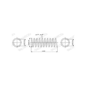MONROE Ressort de suspension pour MAZDA: MX5 (Ref: SP4607)