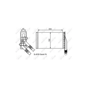 Système De Chauffage Nrf 53554 Nissan;Renault