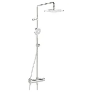 Hansa Système de douche HANSAMICRA STYLE support barre réglable, H 445-470 mm, chromé (44350230)