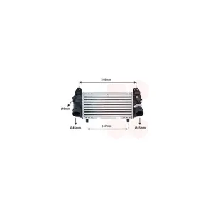 VAN WEZEL Intercooler, échangeur pour AUDI: A2 (Ref: 03004192)