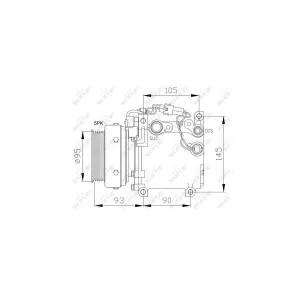 NRF 32100 Compresseur de clim