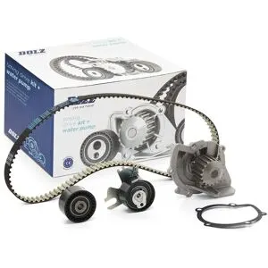 DOLZ Pompe à eau + kit de courroie de distribution pour CITROËN: C5, Jumpy, DS5, C4 Picasso, C8, DS…