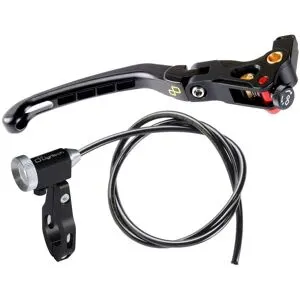 Levier De Frein Repliable Réglable Lightech Alien Alu Inserts Caoutchouc Noir Levs110K - Poste de p…