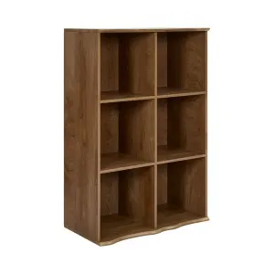 Étagère Modulable 6 Cases Forest 98cm Marron