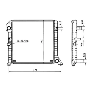 Radiateur Nrf 506991 Volvo