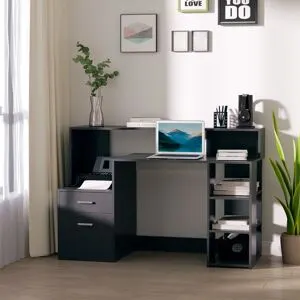 Bureau Informatique Multimédia Design Multi-rangement