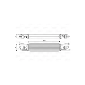 VALEO Intercooler, échangeur pour OPEL: Corsa (Ref: 818578)