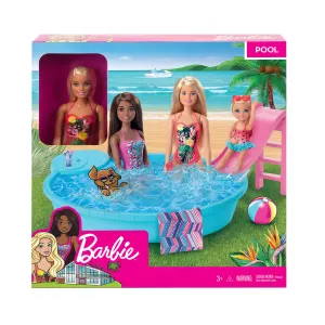 Poupée Barbie et sa Piscine