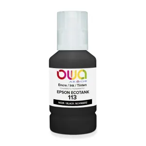Bouteille D'encre Compatible Epson 113 - Noir