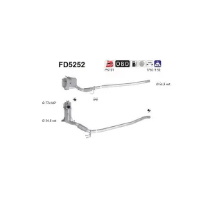 AS FD5252 Filtre à particules