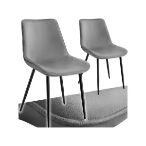 Tectake Lot de 2 chaises