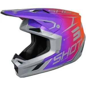 Casque cross Shot SPEED - SIDE 2027 Purple