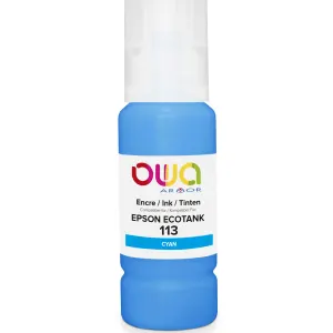 Bouteille D'encre Compatible Epson 113 - Cyan