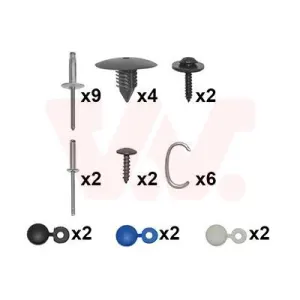 VAN WEZEL Kit d'assemblage, pare-chocs pour RENAULT: Clio (Ref: 4373794)