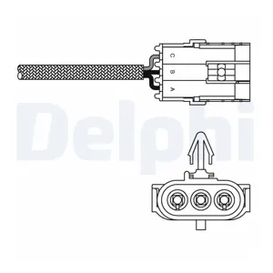 DELPHI Sonde lambda pour RENAULT: Kangoo, Clio, Twingo (Ref: ES10992-12B1)