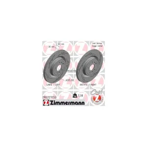 ZIMMERMANN 290.2271.53 Disque de frein