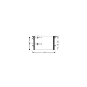 VAN WEZEL Condenseur, climatisation pour RENAULT: Espace (Ref: 43005382)