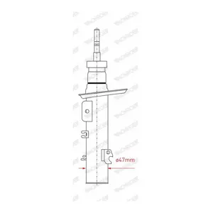 MONROE Amortisseur pour CITROËN: DS3, C3 & DS: DS3 (Ref: G8204)