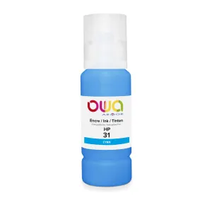 Bouteille D'encre Compatible Hp 31 - Cyan