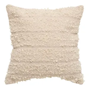 Coussin Déco Bouclette Beryl 45x45cm Beige Lin