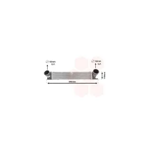 VAN WEZEL 06004378 Intercooler
