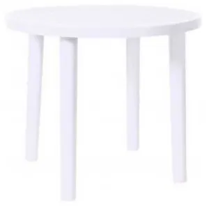 Table Olot Ø 86 Cm Polypropylène - Blanc