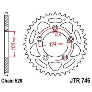 JTSPROCKETS JTR746.46 Pignon