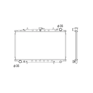 Radiateur Nrf 506718 Nissan