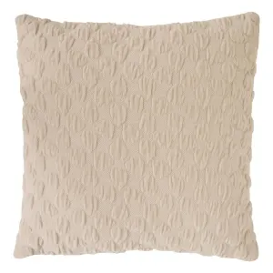 Coussin Chenillé 3D Nova 40x40cm Beige