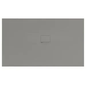 V&B; Bac à douche Squaro Infinity 170x100x4cm, gris, installation d’angle droite contre mur ; Ville…