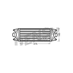 DENSO Intercooler, échangeur pour IVECO: Daily (Ref: DIT12001)