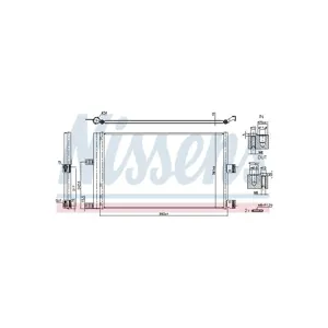 NISSENS Condenseur, climatisation pour TESLA: Model 3 (Ref: 941210)
