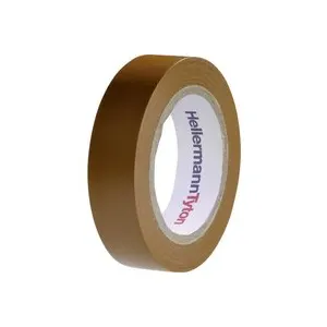 Ruban isolant HelaTape Flex 15 HellermannTyton 710-00107 marron (L x l) 10 m x 15 mm 1 pc(s)