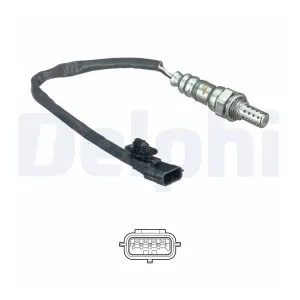 DELPHI Sonde lambda pour RENAULT: Captur, Scénic, Mégane, Duster, Espace, Clio, Kangoo, Kadjar, Lag…