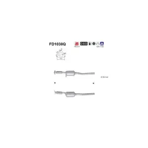 AS FD1038Q Filtre à particules