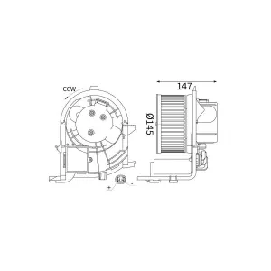 Ventilation Intérieure Mahle Ab417000s Renault