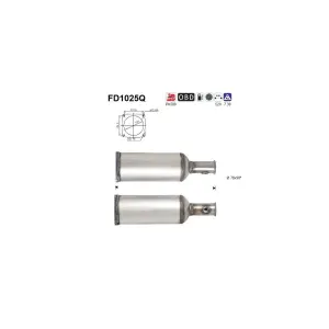 AS FD1025Q Filtre à particules