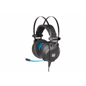 Casques Avec Micro Gaming Indeca Ukkonen Noir/bleu