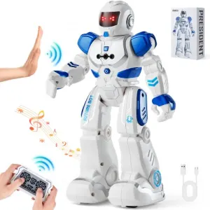 VEVOR Robot Jouet pour Enfants, Télécommande Programmable, Robot RC Intelligent, Marchant, Chantant…