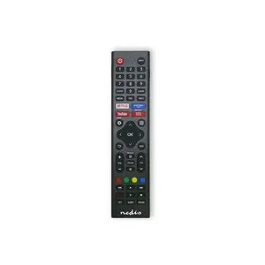 Télécommande De Remplacement Préprogrammée Pour Tv Hi-sense Avec Streaming Noir Nedis