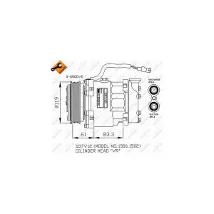 NRF 32219G Compresseur de clim