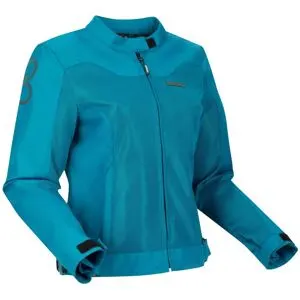 Blouson Moto Bering LADY ALIAS Bleu