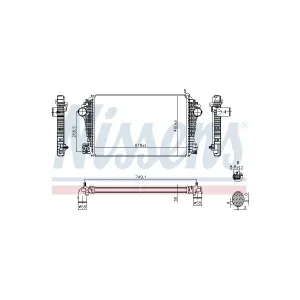 NISSENS 961601 Intercooler