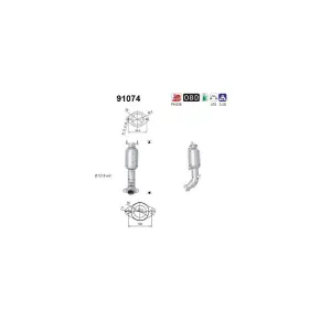 Catalyseur As 91074 Suzuki