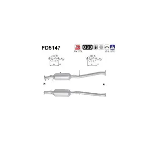 AS FD5147 Filtre à particules