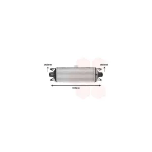 VAN WEZEL Intercooler, échangeur pour IVECO: Daily (Ref: 28004099)