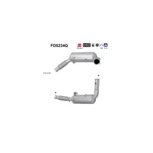 AS FD5234Q Filtre à particules