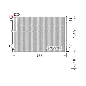 DENSO Condenseur, climatisation pour AUDI: A8 (Ref: DCN02046)